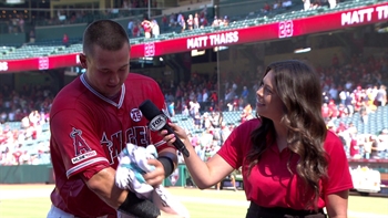 Matt Thaiss leads the Angels to victory 5-4