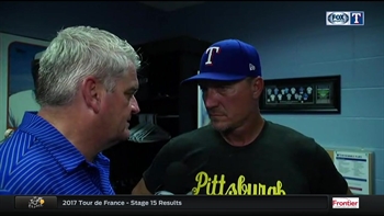 Banister on walk-off loss error ' Rangers Live