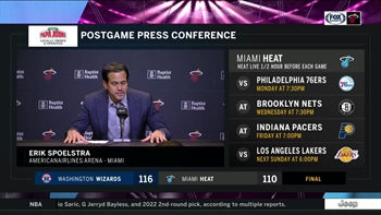 Erik Spoelstra details lapses in consistency after loss to Wizards