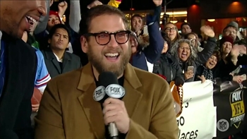 Jonah Hill joins Michael Strahan on Thursday Night Football