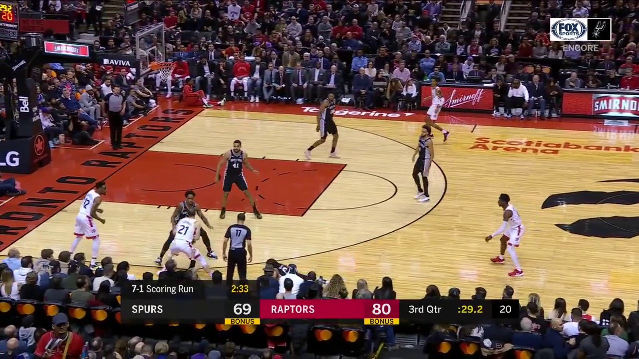 WATCH: Insane dunk by DeMar DeRozan against the Raptors on January 12th | Spurs ENCORE