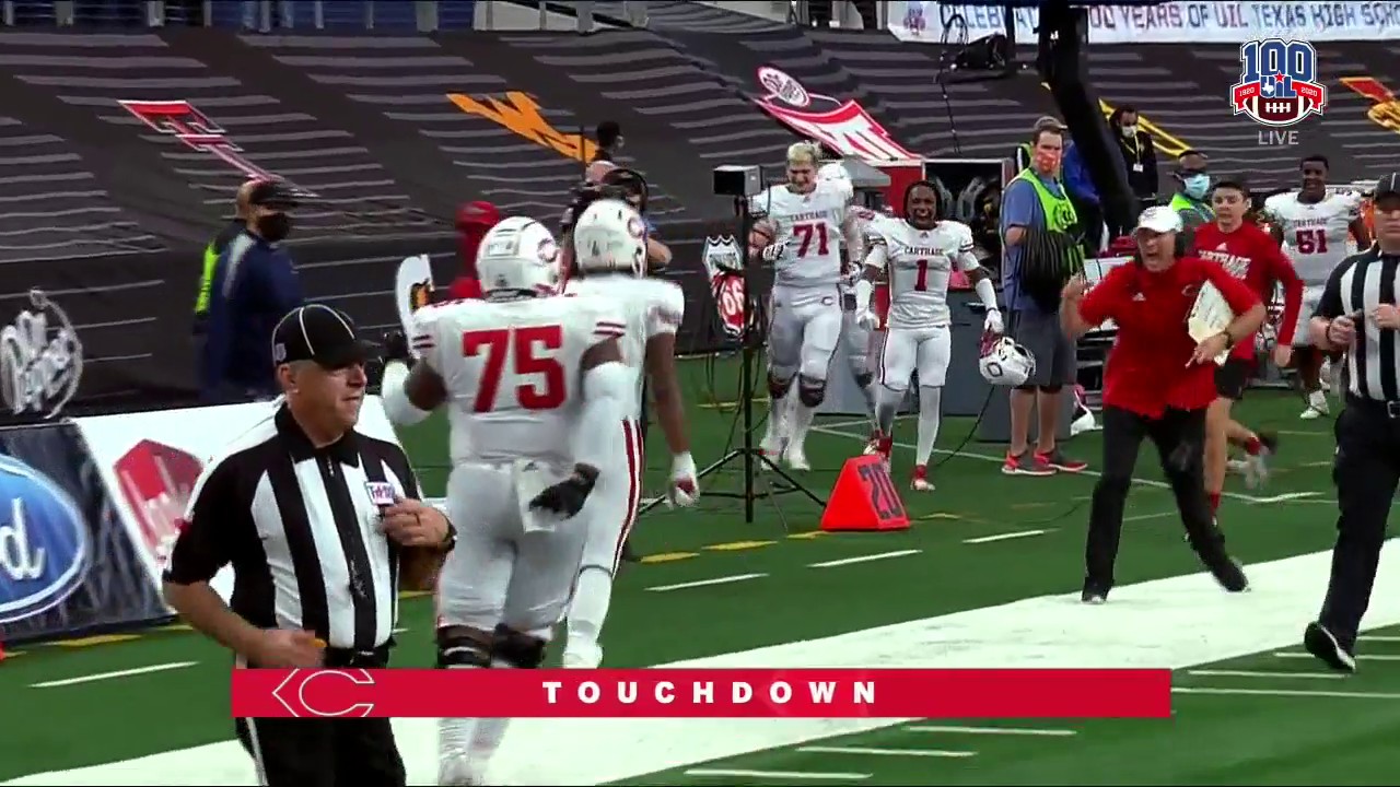 HIGHLIGHTS: Davonte Brown-Hoskins Goes 61 Yards for a TD | UIL State Championship
