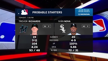Marlins remain on the road to take on the White Sox