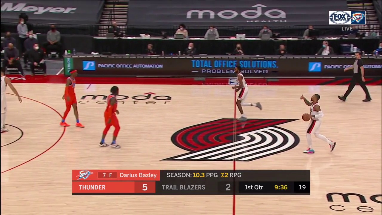 HIGHLIGHTS: Darius Bazley Throws it Down