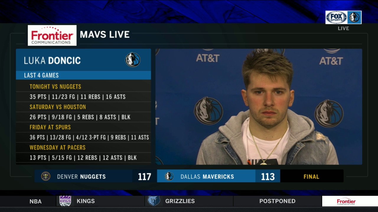 Luka Doncic has triple-double, Dallas falls to Denver