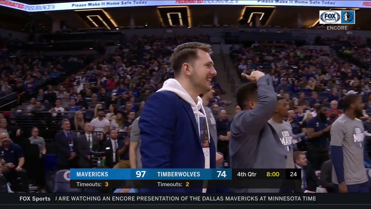 WATCH: Courtney Lee Get's A Rise Out Of Luka | Mavericks ENCORE