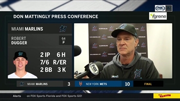 Don Mattingly on Robert Dugger's start, loss to Mets