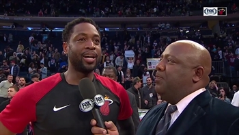 Dwyane Wade gives shout-out to Heat Nation after win vs. Knicks, talks jersey exchange with Tim Hardaway Jr