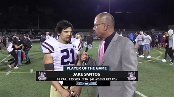 Jake Santos and Valencia pick up the victory vs. West Ranch