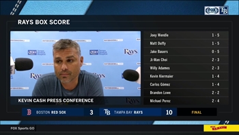 Kevin Cash impressed with Rays with win over Red Sox, talks about Mallex Smith's hospitalization