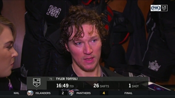 Tyler Toffoloi: 'We're going to try and get better'
