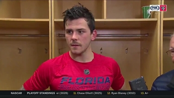 MacKenzie Weegar talks heightened energy of Panthers, overall road trip