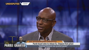 Eric Dickerson thinks it was right that O.J. Simpson was granted parole | UNDISPUTED