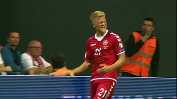 Andreas Cornelius gives Denmark 2-0 lead | 2017 UEFA World Cup Qualifying Highlights