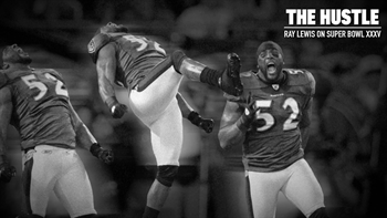 The Hustle: Baltimore Ravens All-Pro LB Ray Lewis remembers winning his first Super Bowl