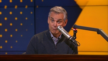 Colin Cowherd reacts to Baker Mayfield trolling him with custom T-shirts
