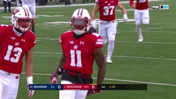 Nick 'The Quick' Nelson returns Brad Robbins's punt 50 yards for the TD as the Wolverines strike first