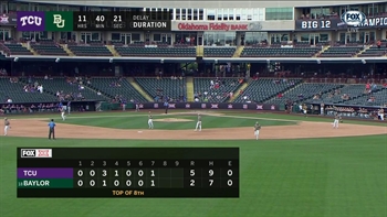 WATCH: TCU Finishes off Baylor | Big 12 Baseball Championships
