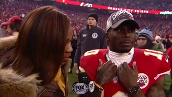 Tyreek Hill re-lives two-touchdown day after helping lead Chiefs to first Super Bowl in 50 years