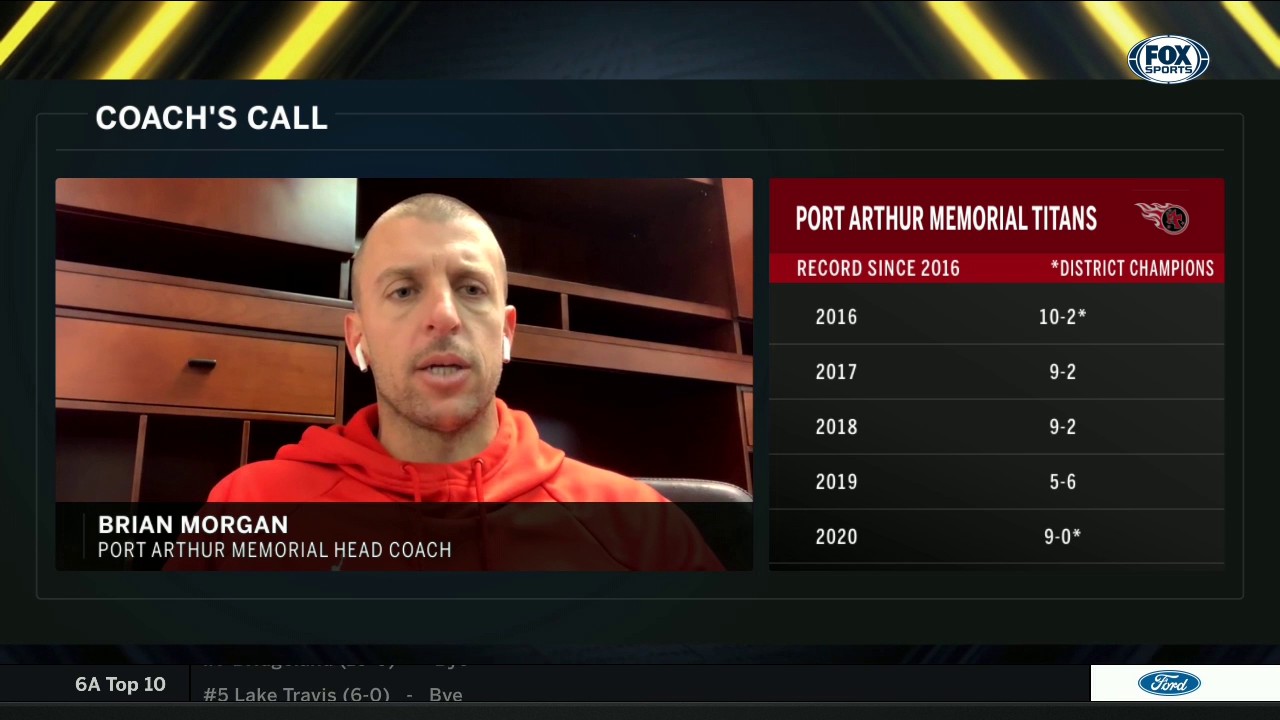Port Arthur Coach's Call with Brian Morgan | Football Friday