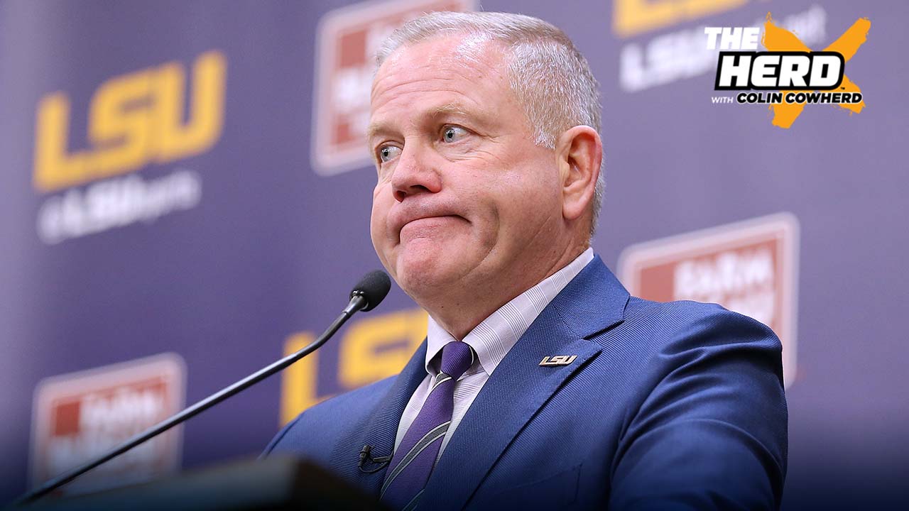 Colin Cowherd: Marcus Freeman will do well at Notre Dame, but Brian Kelly will have more success at LSU I THE HERD