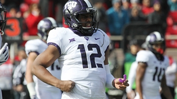 The No. 12 TCU Horned Frogs crush the Texas Tech Red Raiders 27-3 in Shawn Robinson's 1st career start