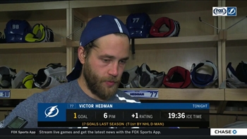 Victor Hedman on big win over Blue Jackets