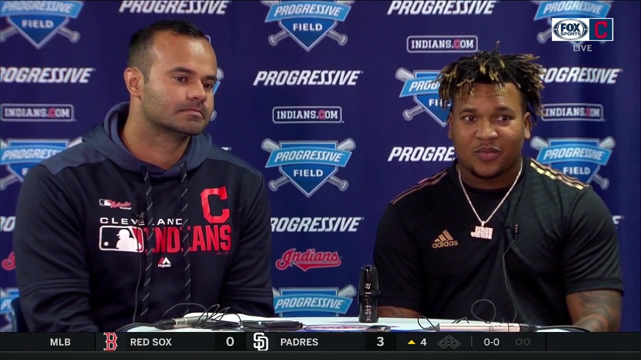 Jose Ramirez talks about his broken hamate