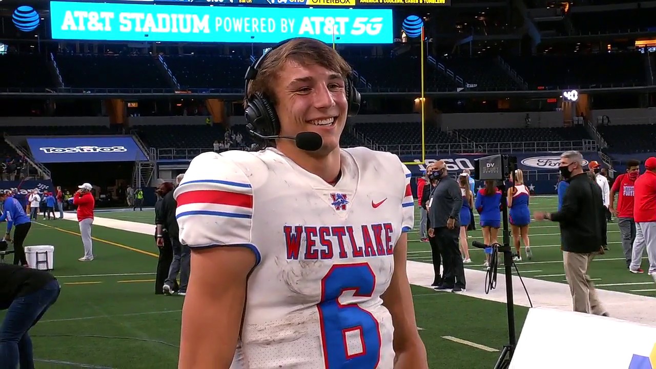 Cade Klubnik on Austin Westlake Winning the State Championship