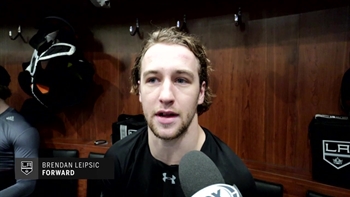 New LA Kings players Brendan Leipsic and Nikita Scherbak talk about joining the team