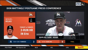 Don Mattingly on Miguel Rojas, Austin Dean, Trevor Richards' impact in win over Yanks