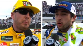 Kyle Busch & Chase Elliott comment on their top five runs in Martinsville