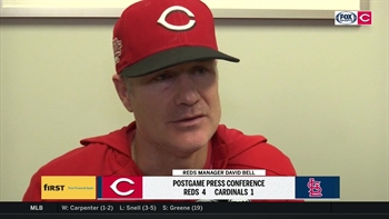 David Bell applauds Castillo's, Peraza's efforts in win over Cardinals
