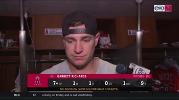 Garrett Richards: 'we win as a team, we lose as a team'