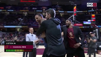 Channing Frye wears live microphone throughout his final NBA game