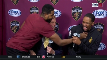 Channing Frye gives a classic final postgame interview
