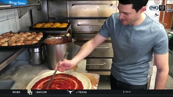 Alex Faust channels inner New York, returns to pizza parlor