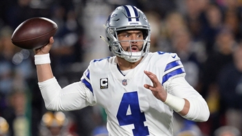 Shannon Sharpe gives Dak Prescott a C- grade for performance in the Cowboys' playoff loss vs LA Rams