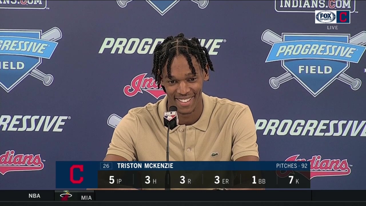 Triston McKenzie doesn't feel new to the process, is learning from Shane Bieber