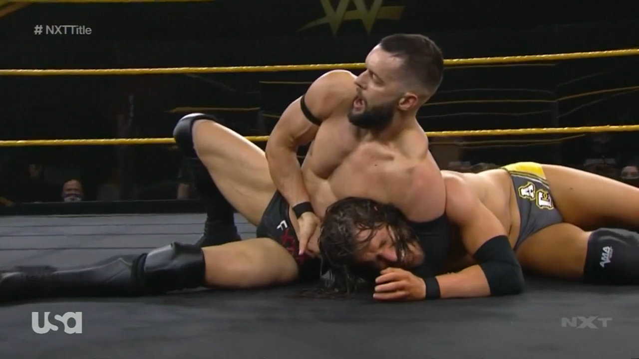 Finn Bálor & Adam Cole go one-on-one for the vacant NXT Championship title