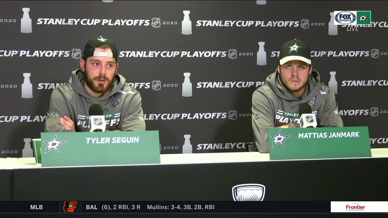 Tyler Seguin and Mattias Janmark talk Game 2 Loss