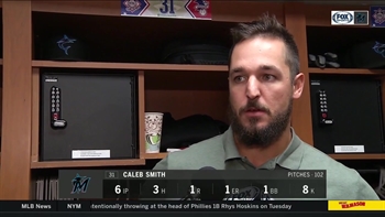 Caleb Smith on his change-ups and sliders: ‘ Later in the game, I started to dial those in’