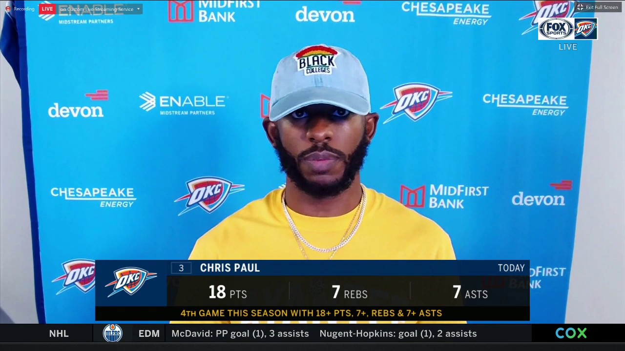 Chris Paul on Restarting the Season vs. the Utah Jazz, Getitng the Win