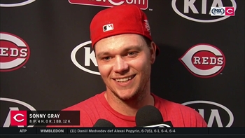 Sonny Gray dominated the Brewers, pitching 8 shut out inning and tying a career-high with 12 strikeouts