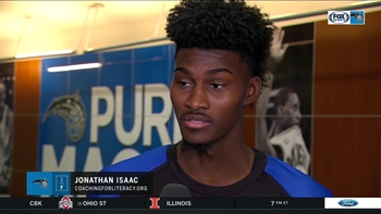 Kicks with a purpose: Jonathan Isaac teams up with Coaching for Literacy with custom shoes