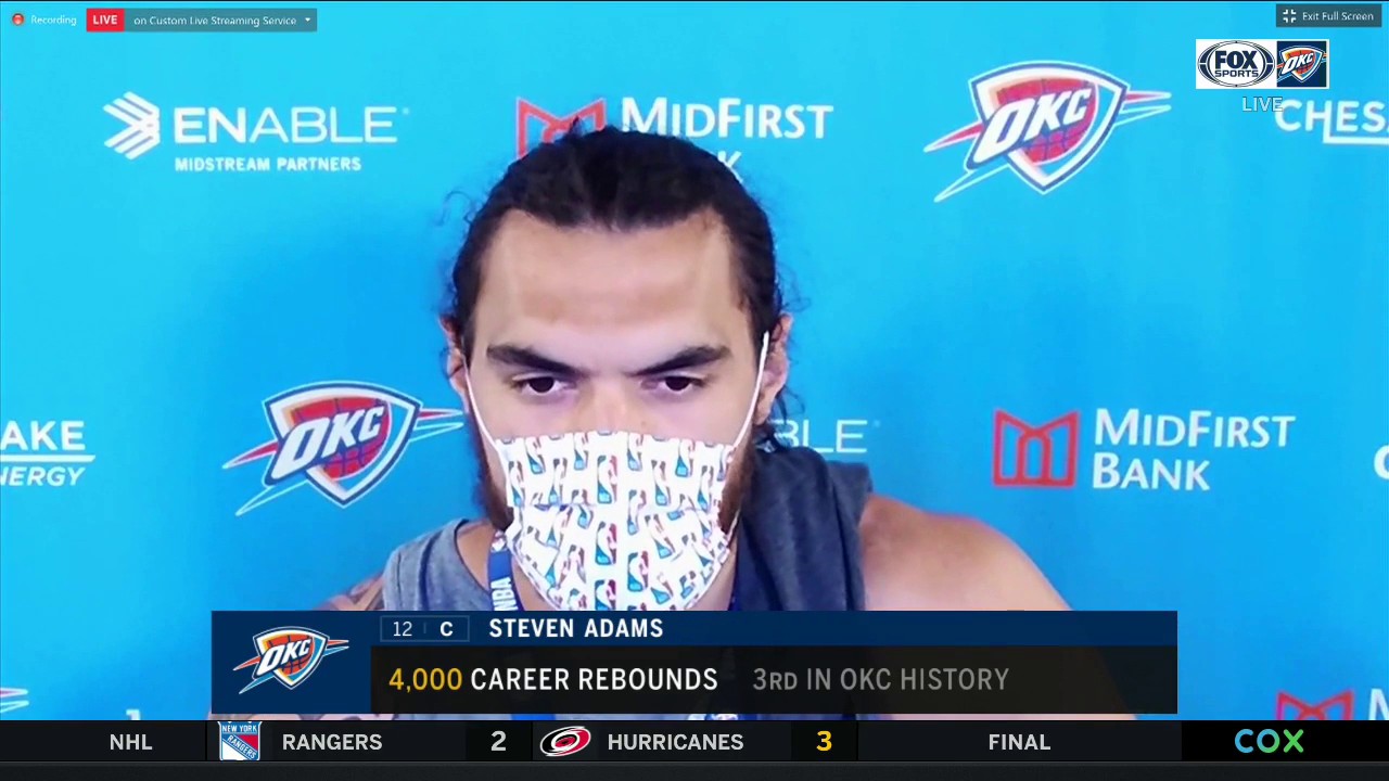 Steven Adams on the OKC Dominating Win over the Utah Jazz