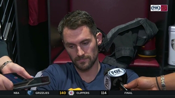 Kevin Love expands on why he was visibly frustrated on the court of Saturday's loss to Thunder