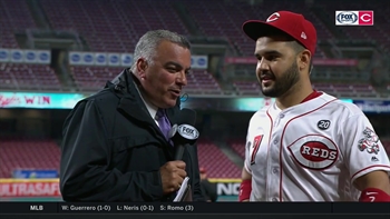 Eugenio Suarez made the right adjustments to have a big game against the Braves