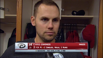 Owings finds success with the bat