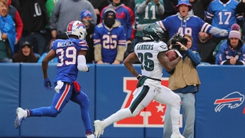 Eagles use ground and pound approach in Buffalo, defeat Bills 31-13